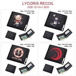 Lycoris Recoil  anime wallet 12*10*1.5cm