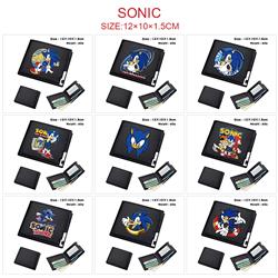 Sonic anime wallet 12*10*1.5cm