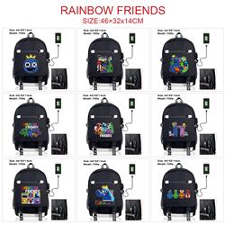 rainbow friends anime Backpack bag 46*32*14cm
