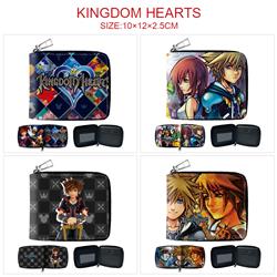 Kingdom Hearts anime wallet 10*12*2.5cm
