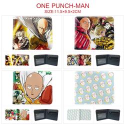 One Punch Man anime wallet 11.5*9.5*2cm