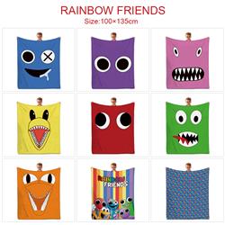 rainbow friends anime Blanket 100*135cm