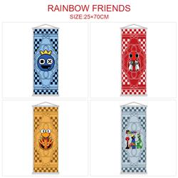 rainbow friends anime wallscroll 25*70cm