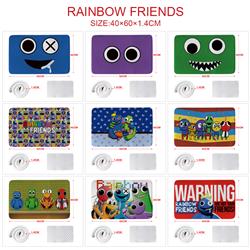 rainbow friends anime floor mats