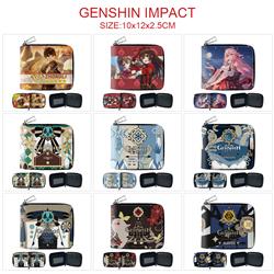 Genshin Impact anime wallet 10*12*2.5cm