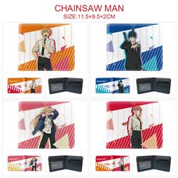 chainsaw man anime wallet 11.5*9.5*2cm