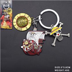 One piece anime keychain