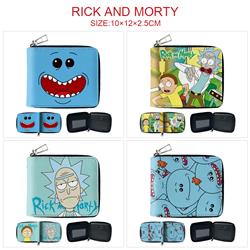 Rick and Morty  anime wallet 10*12*2.5cm