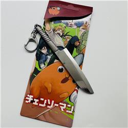 chainsaw man anime keychain