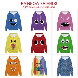 rainbow friends anime hoodie