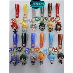 genshin impact anime figure keychain price for 1 pcs