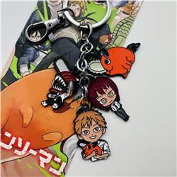 chainsaw man anime keychain