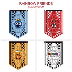 rainbow friends anime wallscroll 90*60cm