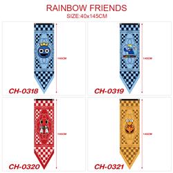 rainbow friends anime wallscroll 40*145cm