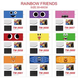 rainbow friends anime Mouse pad 30*80cm