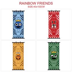 rainbow friends anime wallscroll 40*102cm