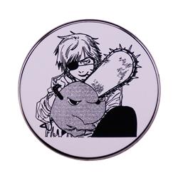 chainsaw man anime Brooch