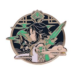 Genshin Impact anime Brooch