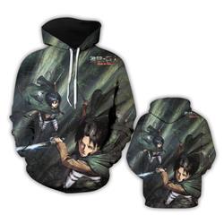Attack On Titan anime hoodie