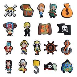 One piece anime rubber shoe sticker price for 100pcs