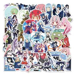 That Time I Got Reincarnated as a Slime anime waterproof stickers (50pcs a set)