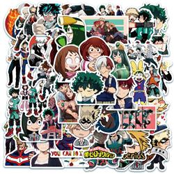 My Hero Academia anime waterproof stickers (50pcs a set)