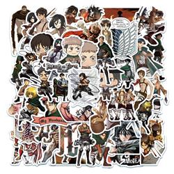 Attack On Titan anime waterproof stickers (50pcs a set)