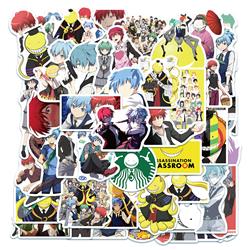 Assassination Classroom anime waterproof stickers (50pcs a set)