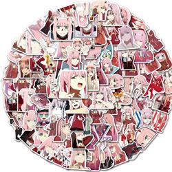 Darling In The Franxx anime waterproof stickers (100pcs a set)