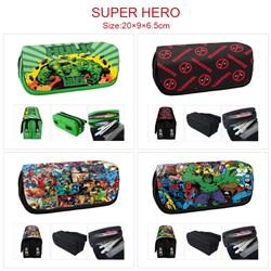 Superhero anime pencil bag 20*9*6.5cm