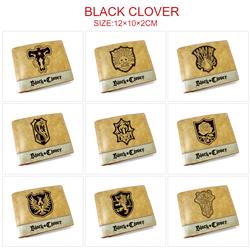 Black Clover anime wallet 12*10*2cm
