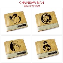 chainsaw man anime wallet 12*10*2cm