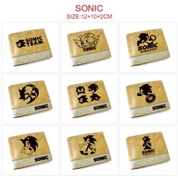 Sonic anime wallet 12*10*2cm