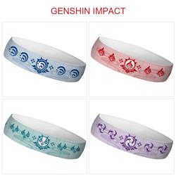 Genshin Impact anime sweatband
