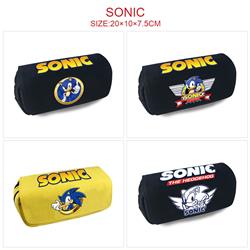 Sonic anime pencil bag 20*10*7.5cm