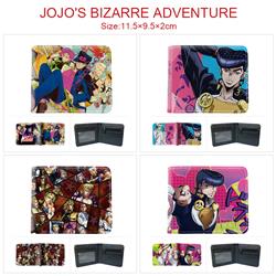 JoJos Bizarre Adventure anime wallet 11.5*9.5*2cm