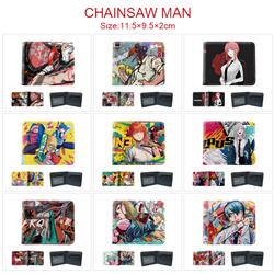 chainsaw man anime wallet 11.5*9.5*2cm