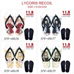 Lycoris Recoil  anime flip flops shoes slippers a pair