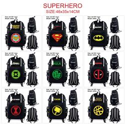 Superhero anime bag 46*35*14cm