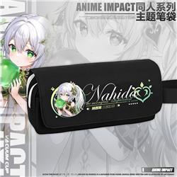 Genshin Impact anime pencil bag 17*11*7cm