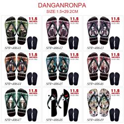 Danganronpa anime  flip flops shoes slippers a pair
