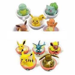 Pokemon anime figure 5cm 5pcs a set