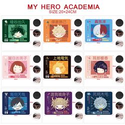 My Hero Academia anime Mouse pad 20*24cm price for 5 pcs