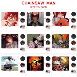 chainsaw man anime Mouse pad 20*24cm price for 5 pcs