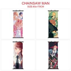 chainsaw man anime wallscroll 60*170cm