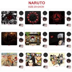 Naruto anime Mouse pad 20*24cm price for 5 pcs