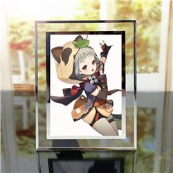 Genshin Impact anime Crystal photo frame