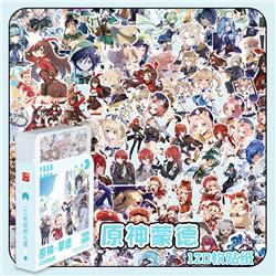 Genshin Impact anime Sticker small gift box 120 pcs a set