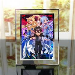 sword art online anime Crystal photo frame