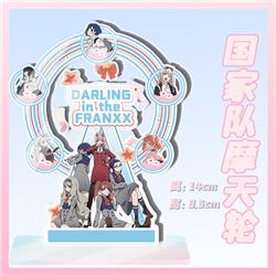 Darling In The Franxx anime ferris wheel 10*14cm